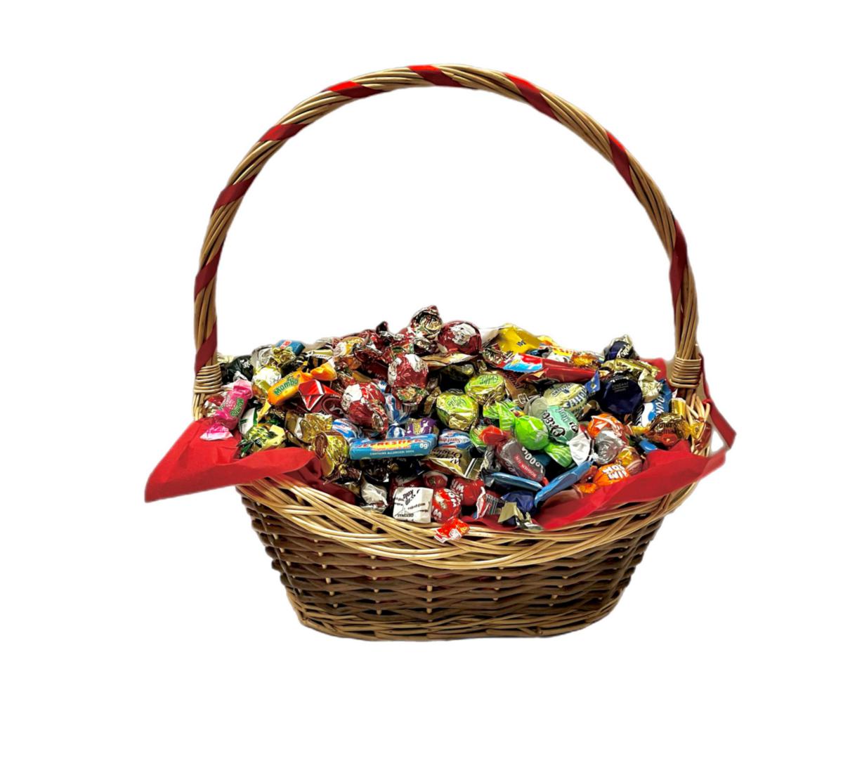 Julkorg med sidenband - JULKORGAR MED GREPE 5KG