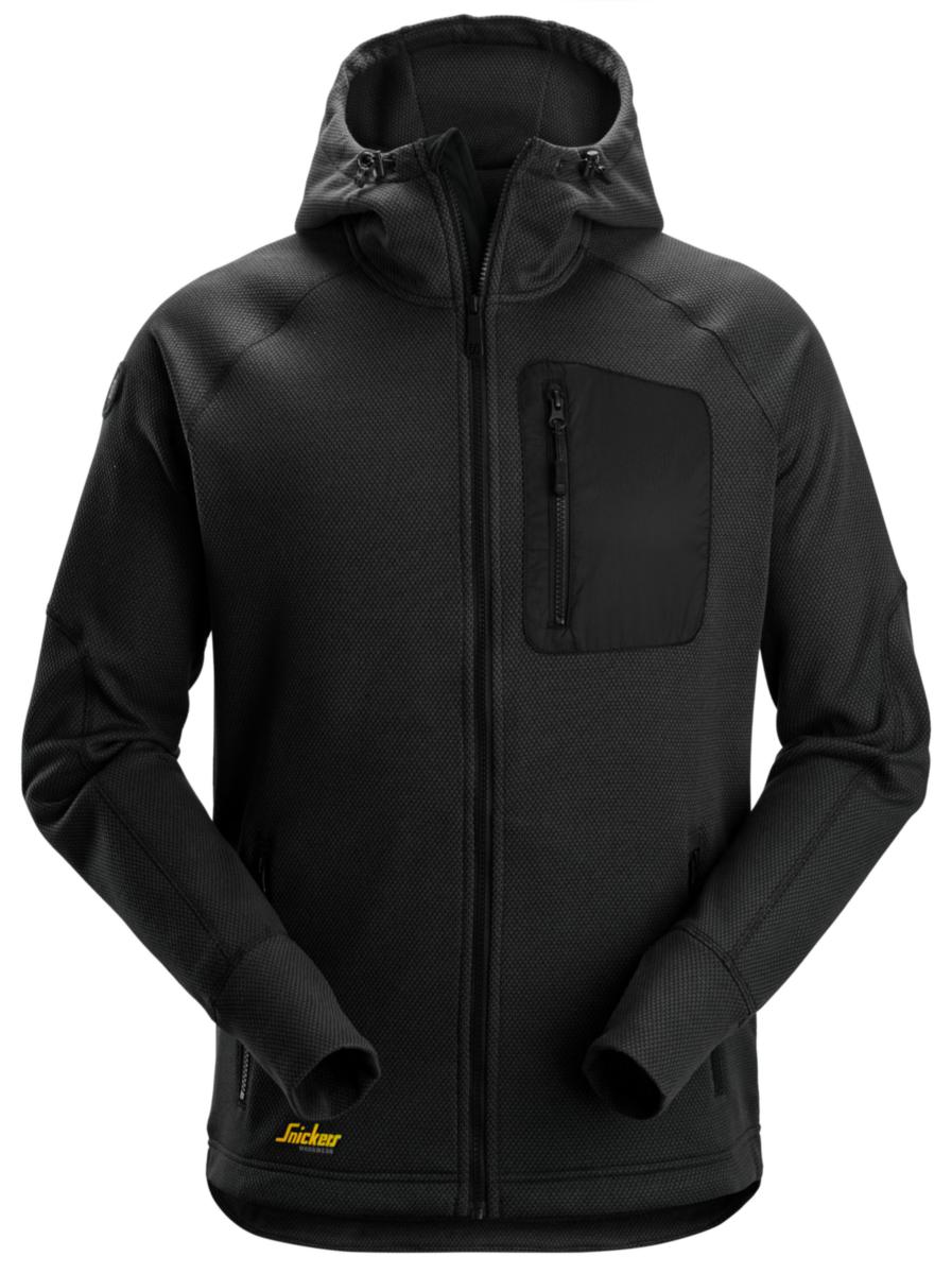 Huvjacka Snickers 8041 Flexi Work - HUVTRÖJA SNICKERS 8041-0400 SVART HELZIP FW STL XL