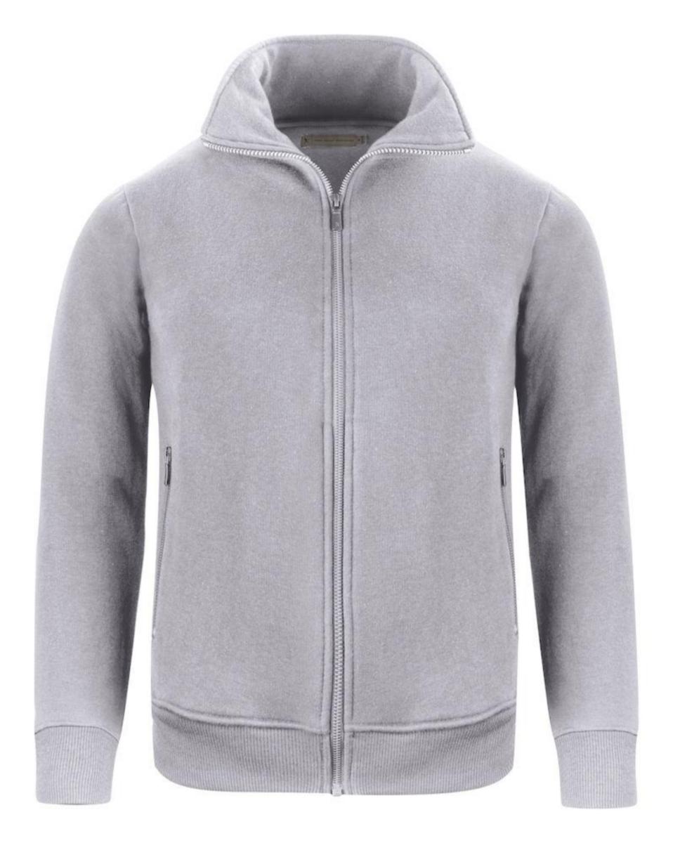 Tröja Harvest Melville 2132026 - TRÖJA HEL ZIP HARVEST MELVILLE GRÅMELERAD STL L
