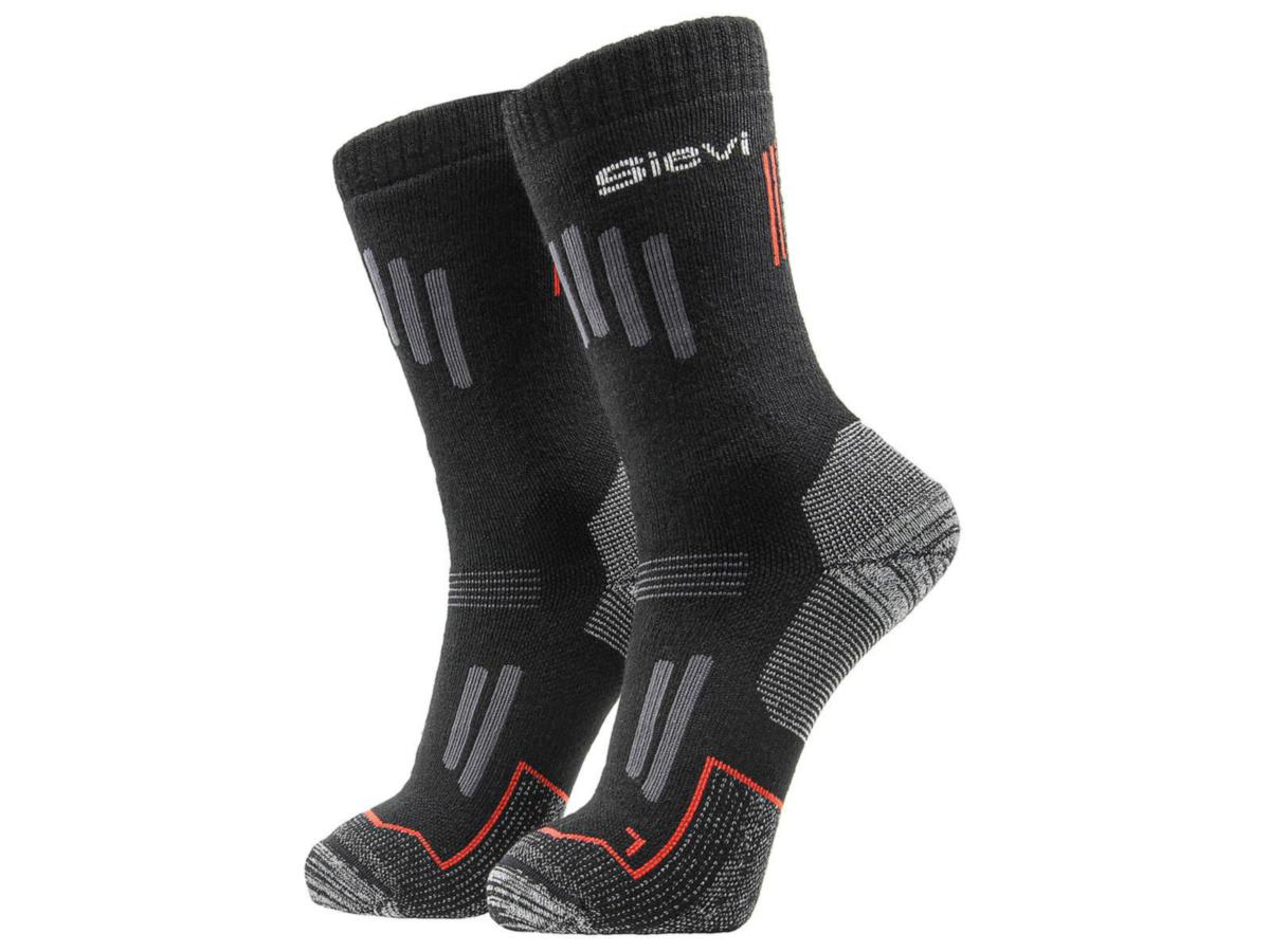 Strumpa Sievi 99364 Winter - STRUMPA SIEVI 99364 ESD WINTER SOCK SVART/GRÅ STL 43-46