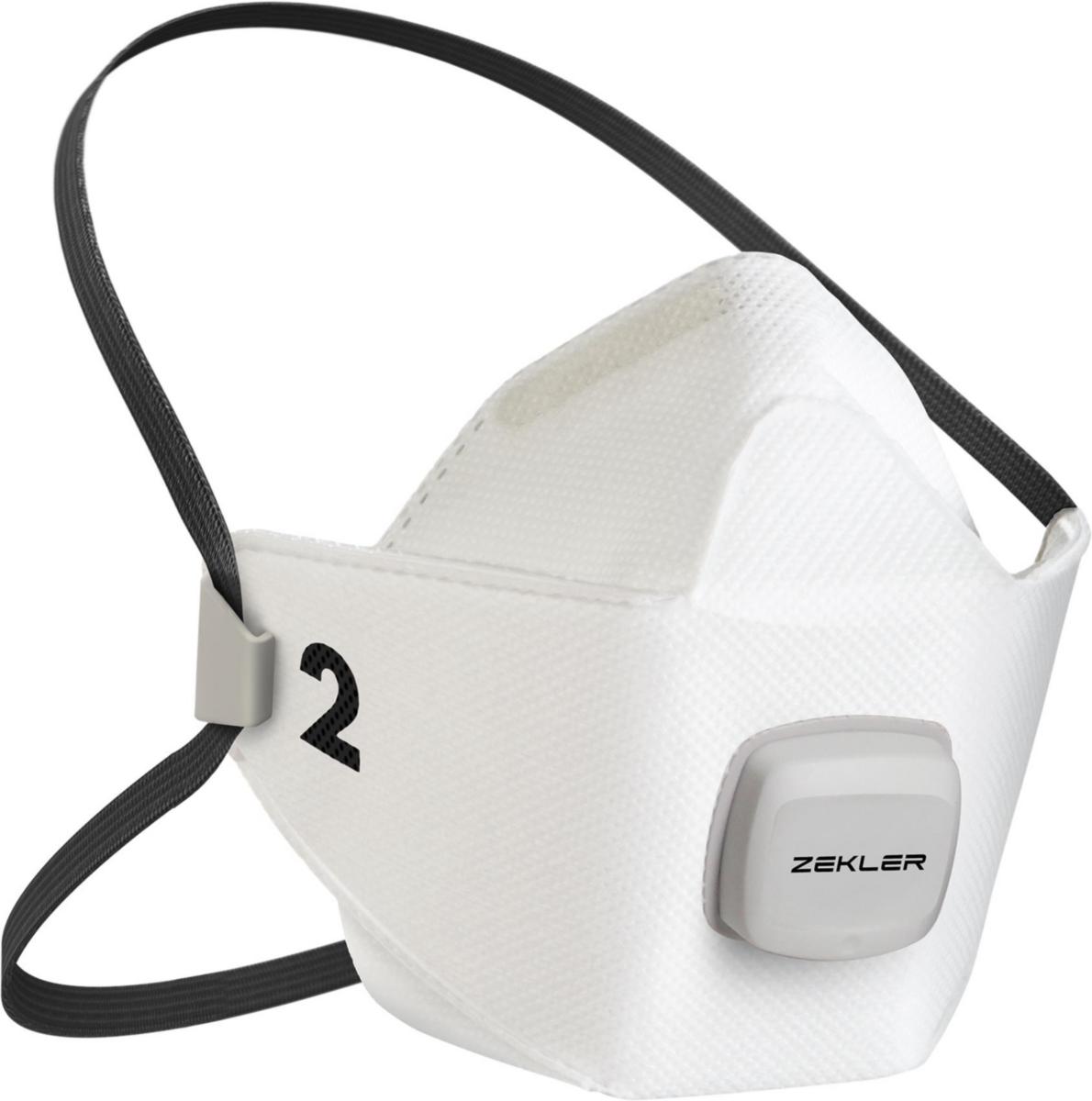 Filtrerande Halvmask Zekler 1502V - FILTRERANDE HALVMASK 1502V ZEKLER FFP2V STL M/L 3P