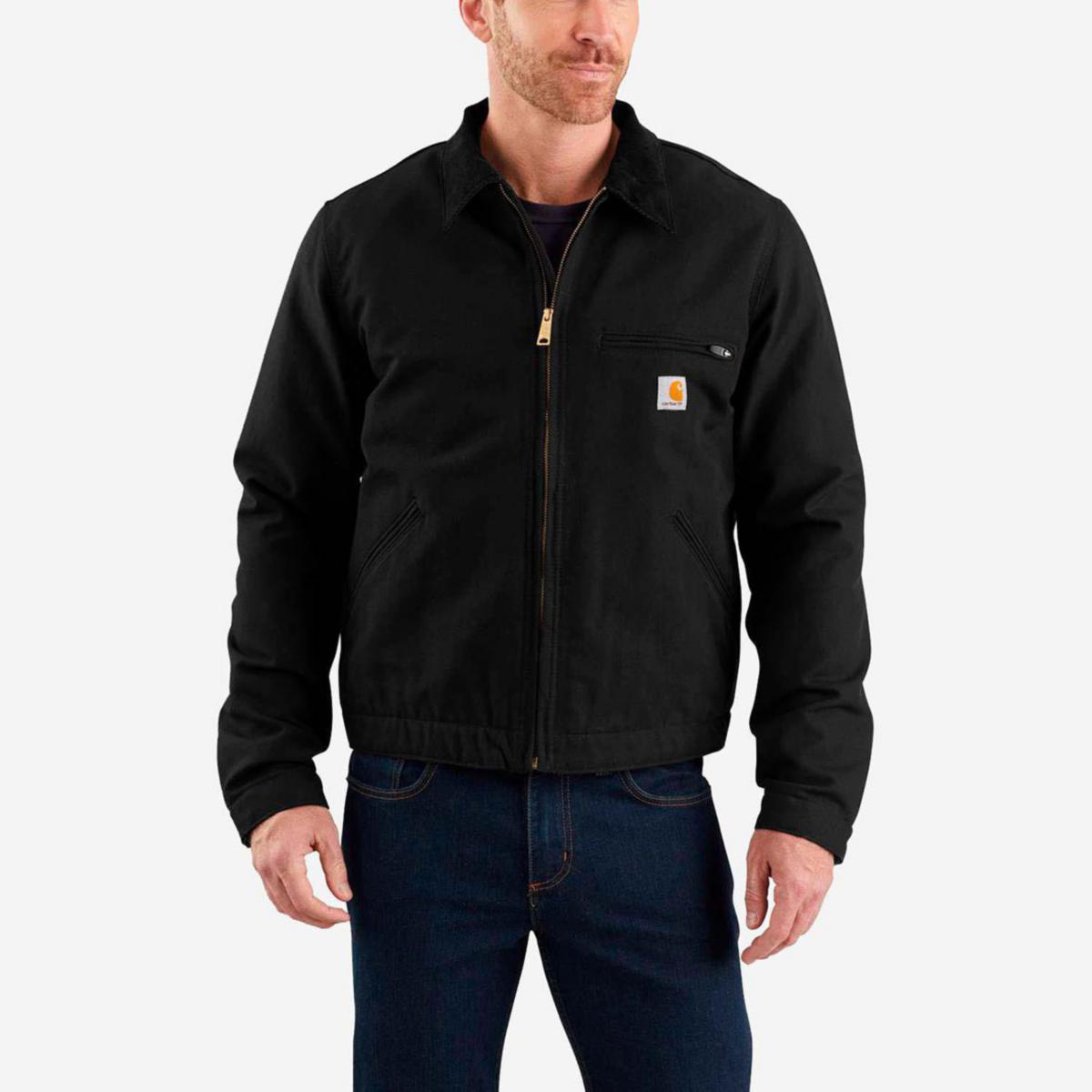 Jacka Carhartt 103828 Duck Detroit - JACKA CARHARTT 103828BLK DUCK DETROIT SVART STL M