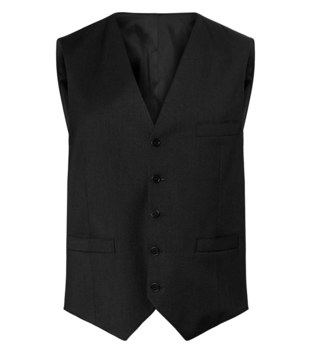 Väst Segers 6001 - VÄST CARLO HERR. 63CM STL 60 SVART STRETCH