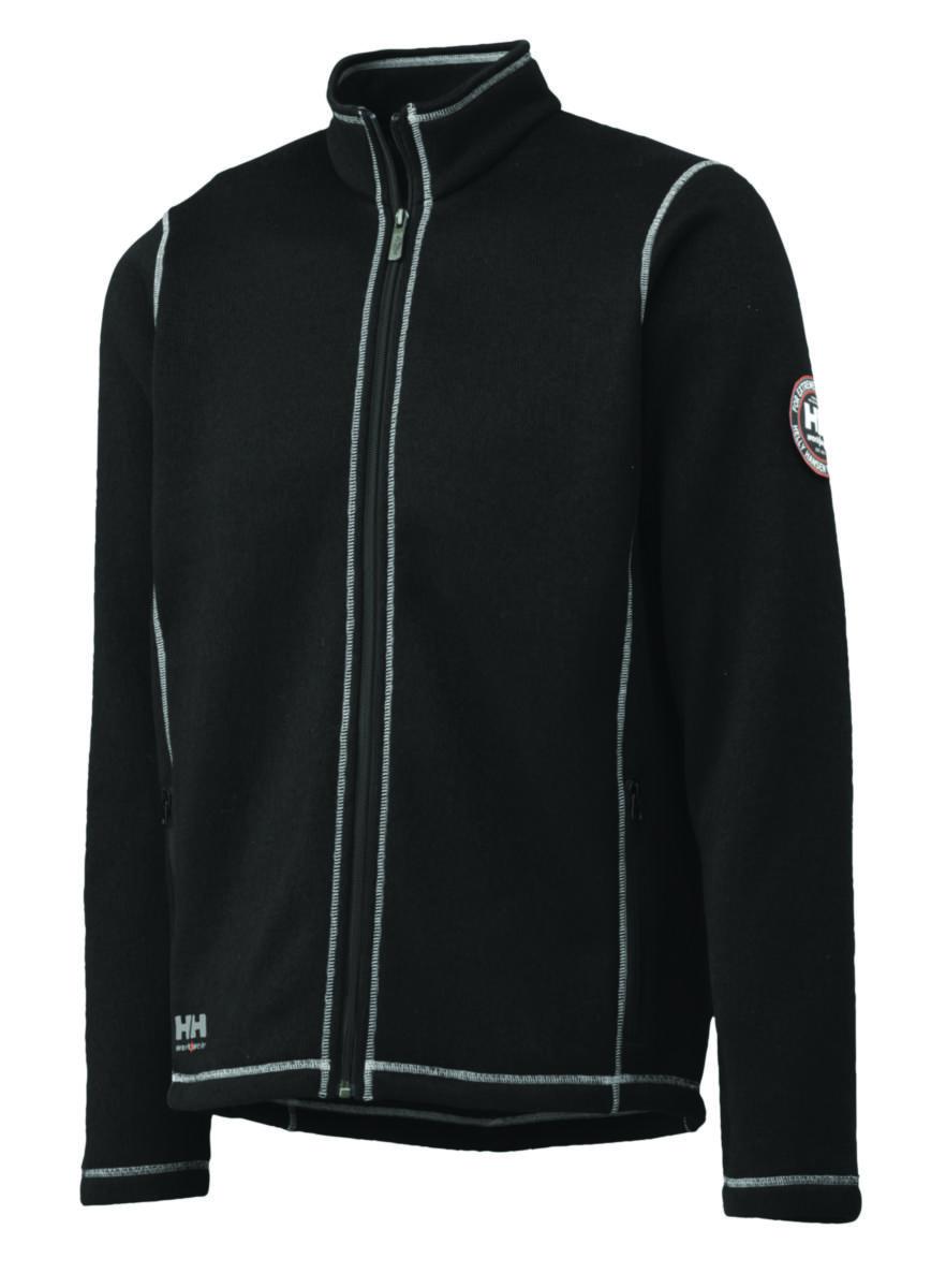 Fleecejacka Helly Hansen Hay River 72111 - FLEECEJACKA HAY RIVER POLYESTER SVART XS