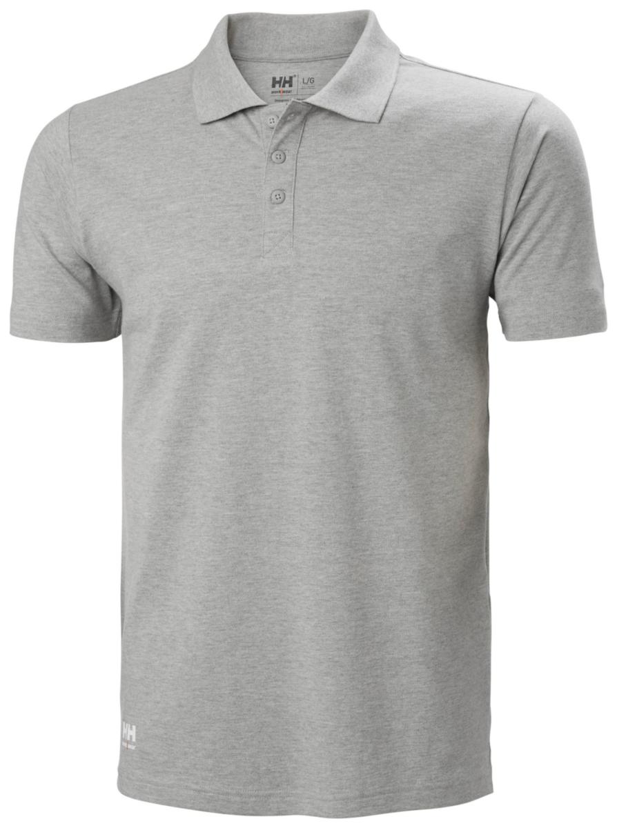 Pikétröja Helly Hansen 79398 Classic 2.0 - PIKÈTRÖJA HH 79398-930 CLASSIC 2.0 GRÅMELERAD STL 5XL