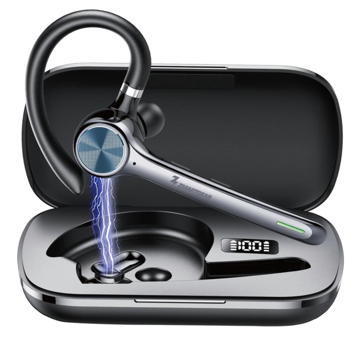 Headset, bluetooth, Single Ear - HEADSET BLUETOOTH SINGLE EAR ZMARTGEAR