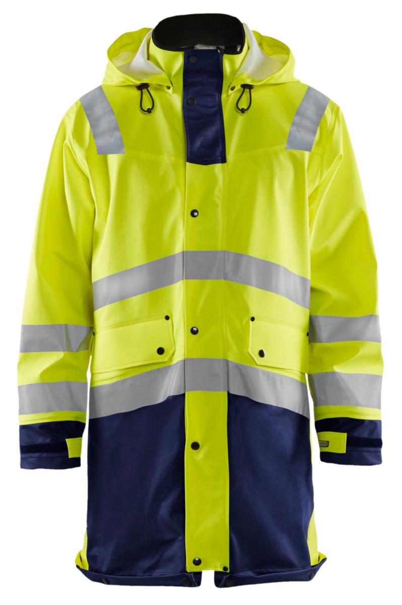 Regnrock Blåkläder 4306-2003 - REGNROCK BLK 4306-2003 GUL/MBLÅ VARSEL KL3 STL XS