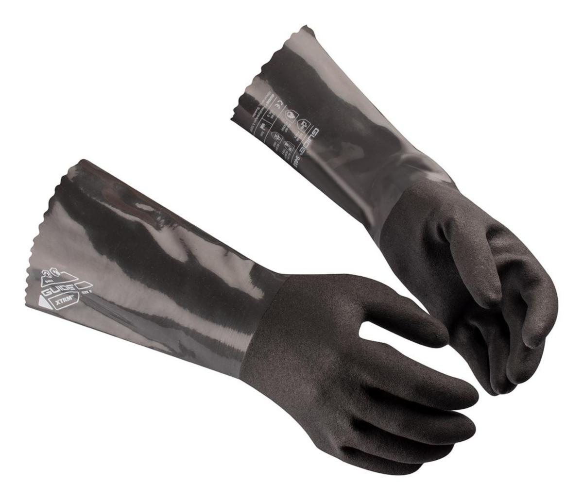 Kemskyddshandske Guide 9403 - HANDSKE GUIDE 9403 NITRIL OLJETÄT VIRUS STL 9