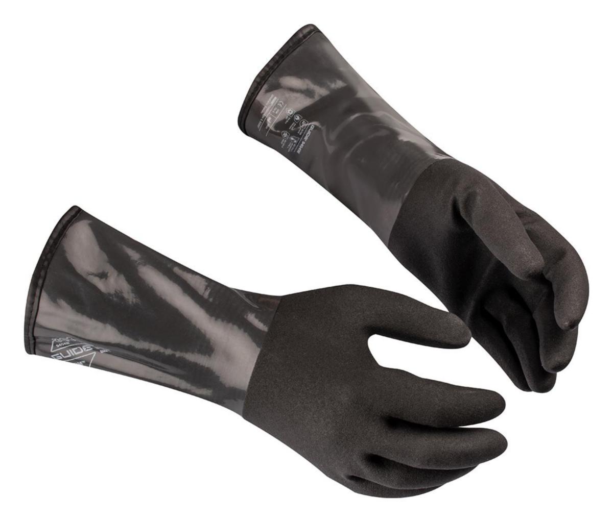 Kemskyddshandske Guide 9404W - HANDSKE GUIDE 9404W NITRIL OLJETÄT FODRAD VIRUS STL 9
