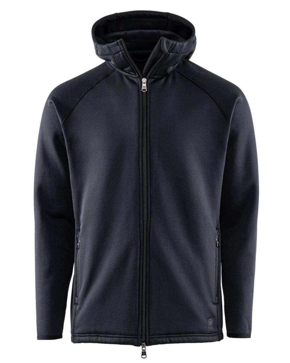 Fleecetröja Berkeley 2206 med huva - FLEECETRÖJA DOYLE BERKELEY 2206 SVART STL XL