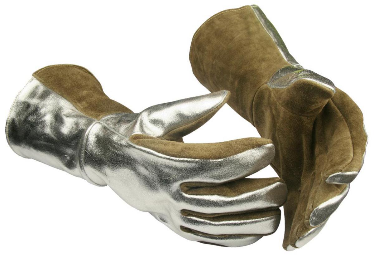 Värmeskyddshandske Guide 350A - HANDSKE GUIDE 350A FINGER LÄDER KEVLAR STL 10