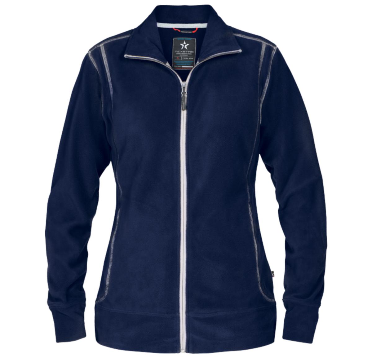 Fleecejacka Texstar WJ36 Dam - FLEECEJACKA TEXSTAR WJ36 LIGHT DAM SVART STL XXL