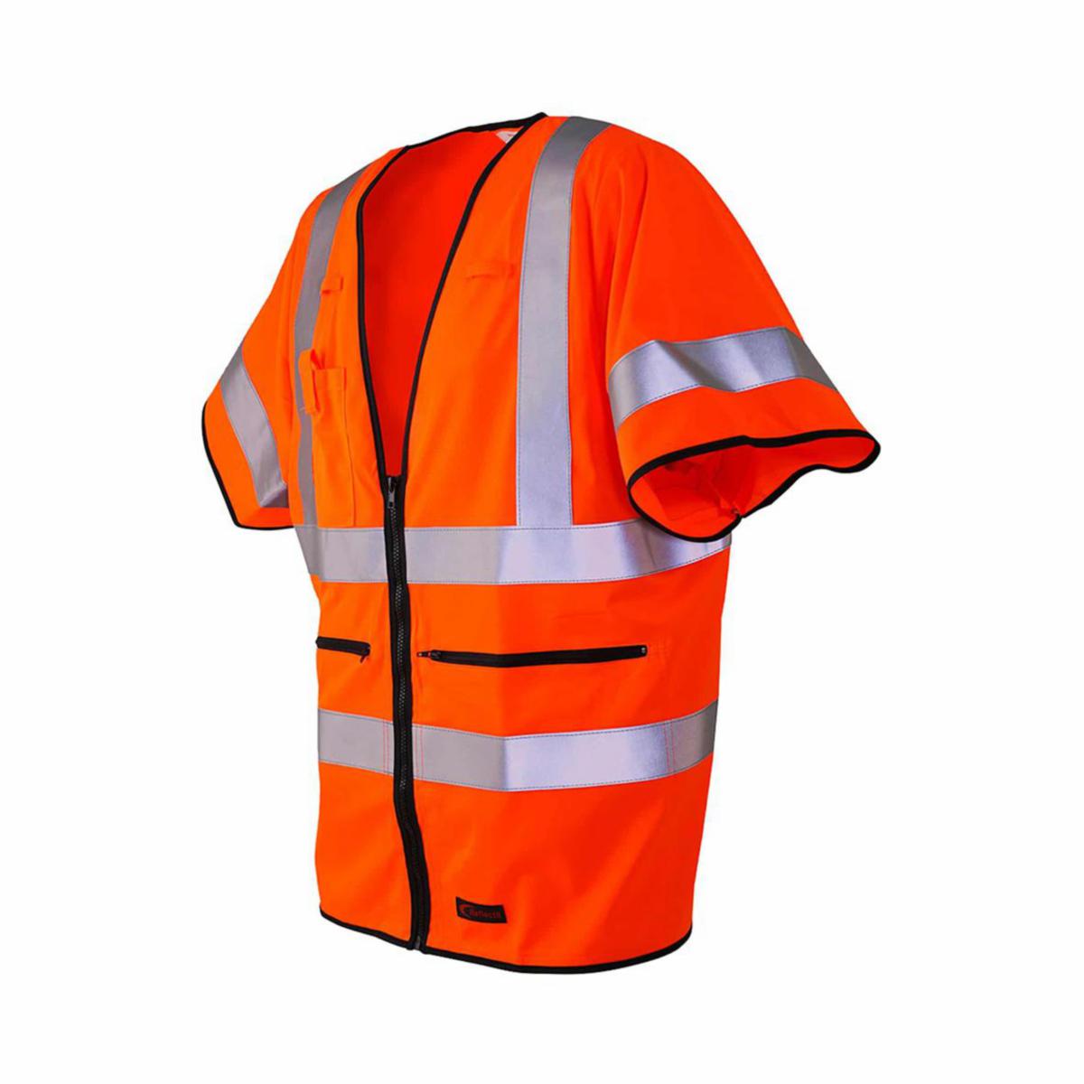 Varselväst mod 306 - VARSELVÄST REFLECTIL 306 STD ORANGE FICKOR KLASS 3 XL