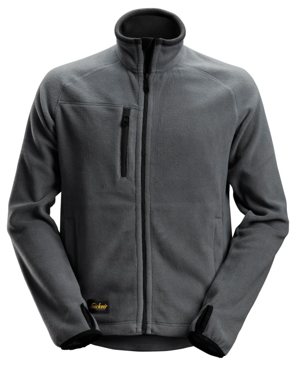 Fleecejacka Snickers 8022 - FLEECEJACKA SNICKERS 8022-5804 GRÅ/SVART STL: XL