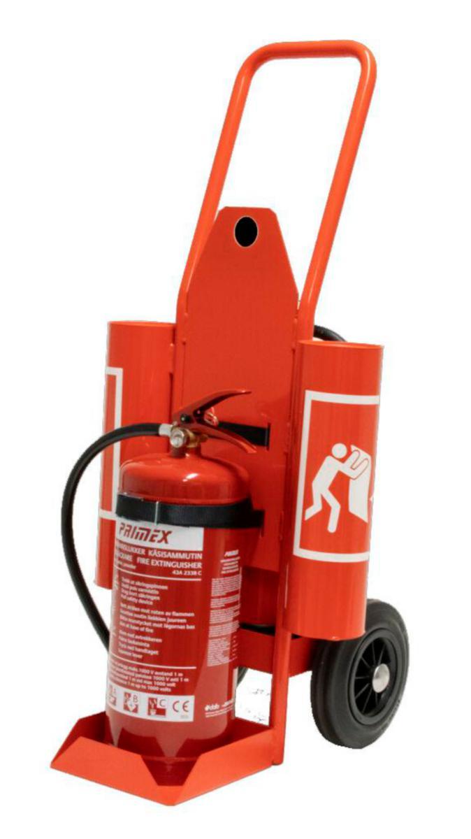 Brandsläckarkärra Dafo "Heta arbeten" komplett mod. A - BRANDSLÄCKARKÄRRA HETA ARBETEN PRIMEX MODELL A, KOMPL