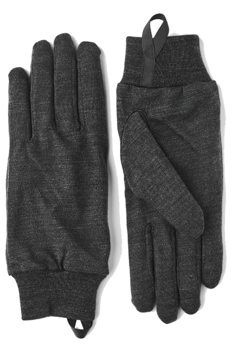 Vinterhandske Hestra 79030 - LINER HESTRA 79030 MERINOULL SVART STL 8