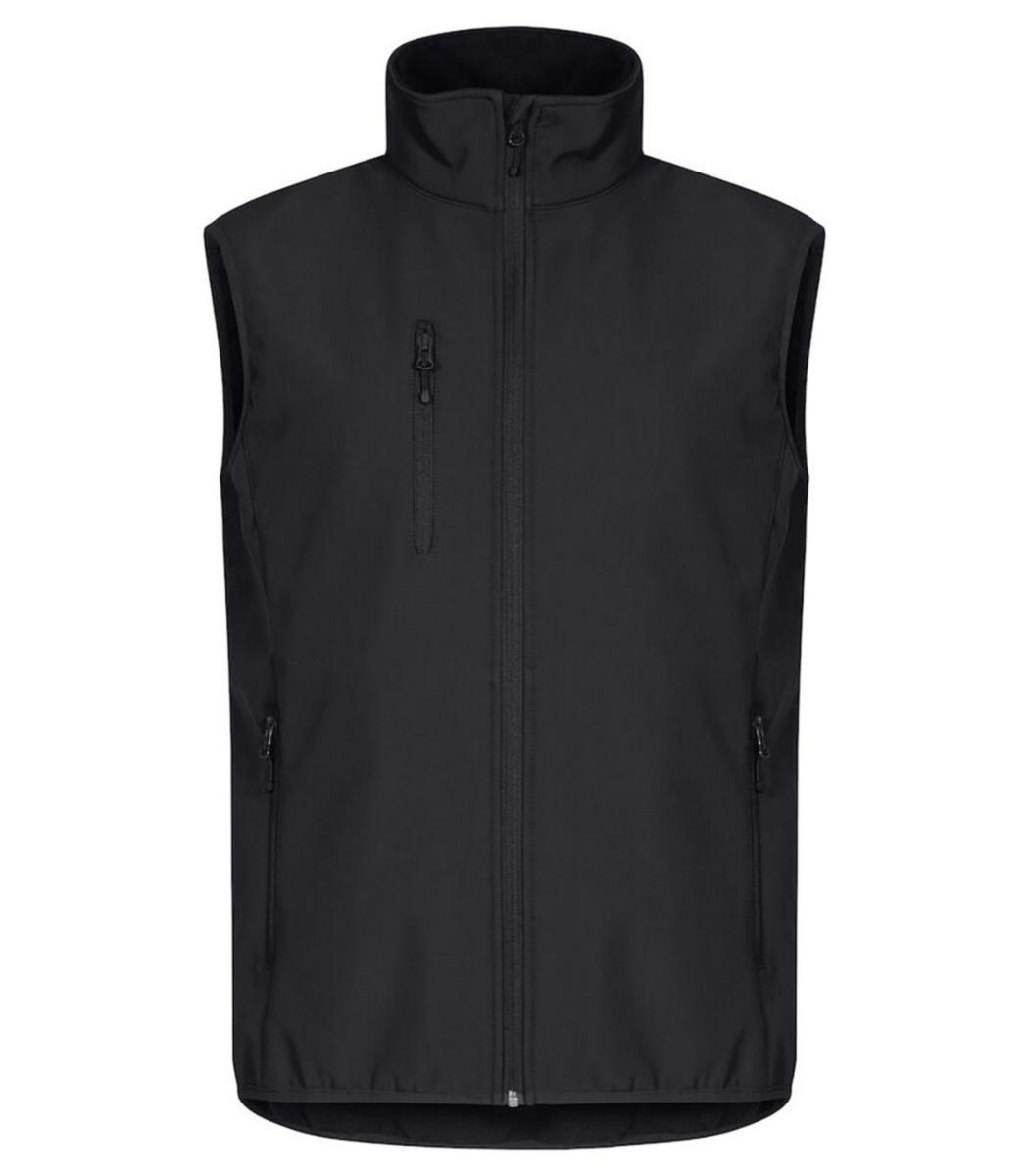 Väst Clique 0200911 Classic Softshell - VÄST CLIQUE 0200911 CLASSIC SOFTSHELL SVART STL L