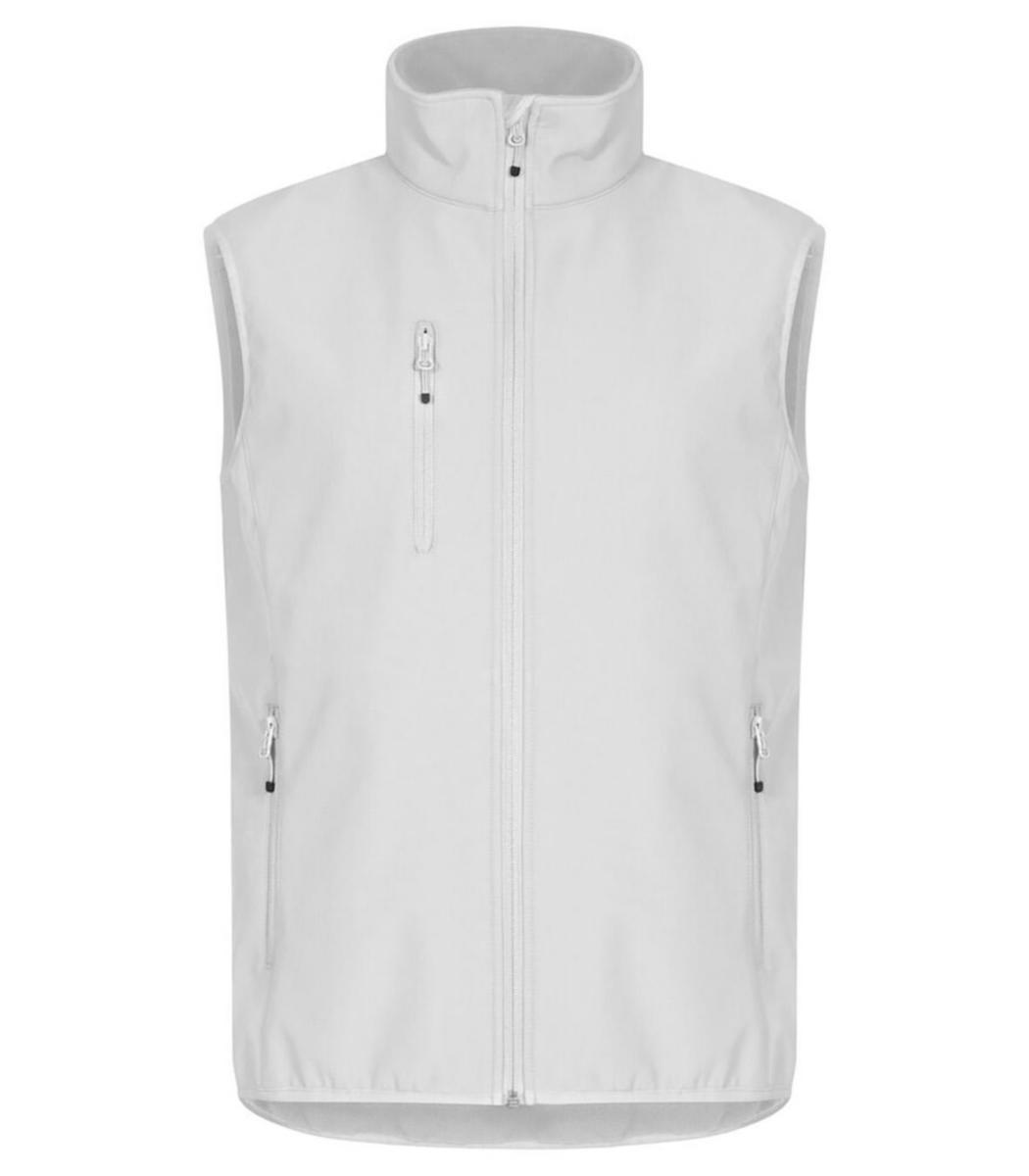 Väst Clique 0200911 Classic Softshell - VÄST CLIQUE 0200911 CLASSIC SOFTSHELL VIT STL XL