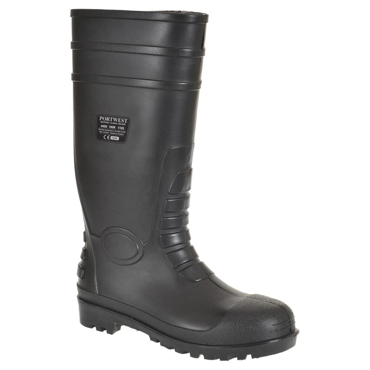 Skyddsstövel Portwest FW95 S5 - SKYDDSSTÖVEL PORTWEST FW95 S5 PVC/NITRIL SVART STL 40
