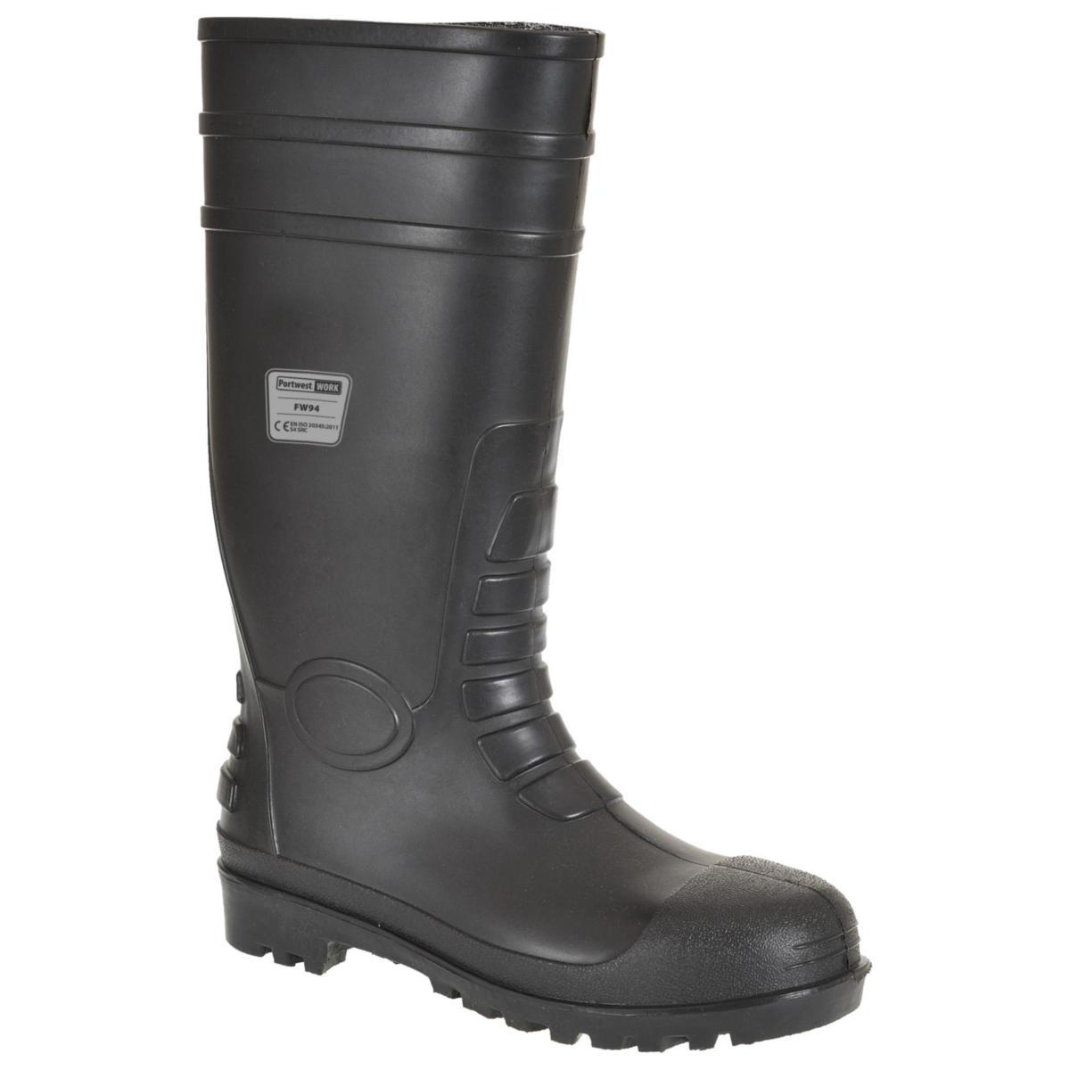 Skyddsstövel Portwest FW94 S4 - SKYDDSSTÖVEL PORTWEST FW94 S4 PVC/NITRIL SVART STL 38