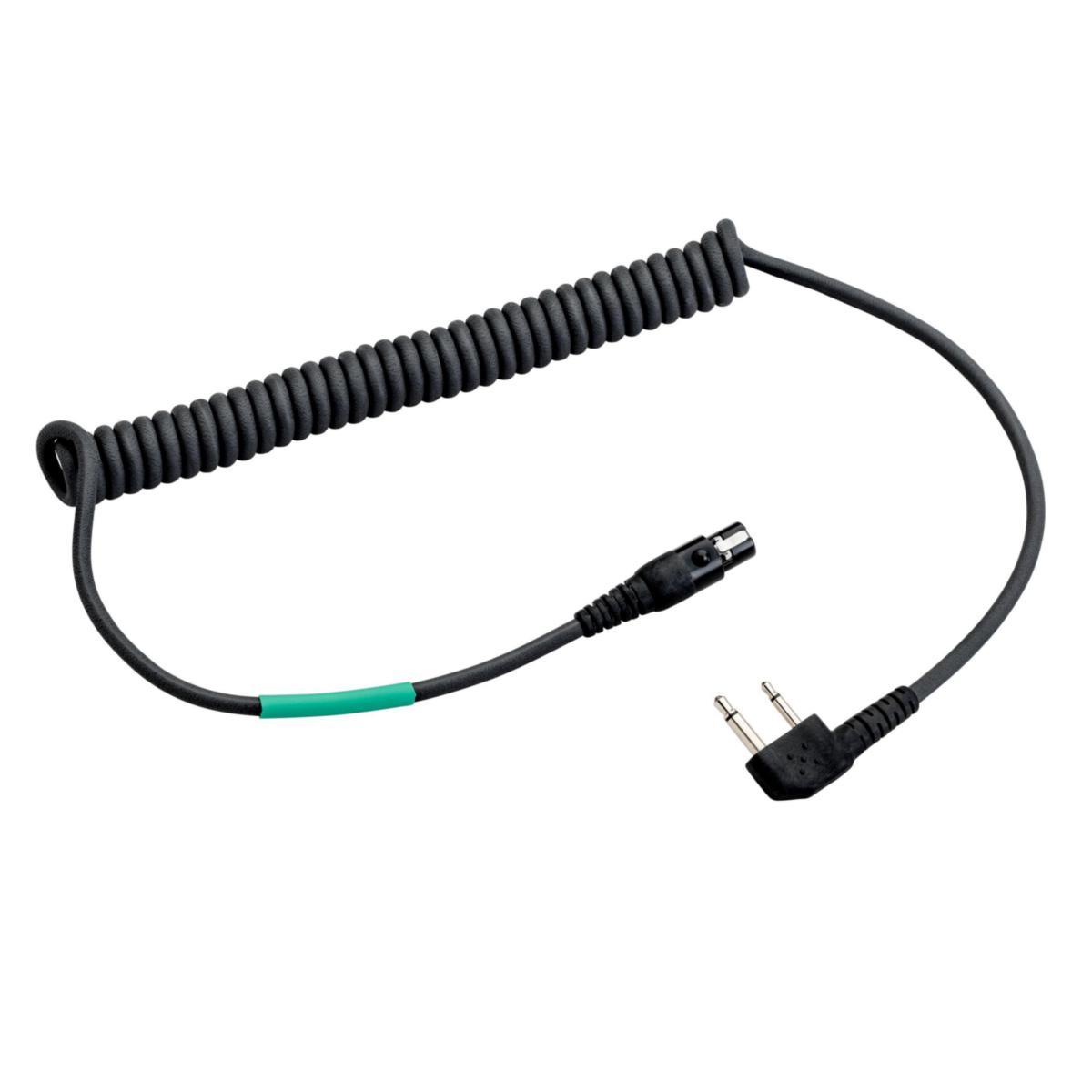 Kablar FLX2 till 3M Peltor hörselkåpor - KABEL FLX2 3M PELTOR ICOM ANGELD 2-PIN FLX2-35