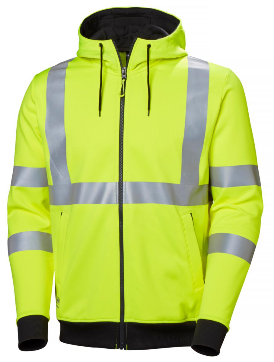 Luvjacka Helly Hansen Addvis 79094 - LUVTRÖJA HH 79094-360 GUL ADDVIS KL3 HELZIP STL XL