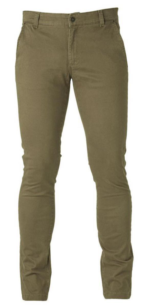 Chino Harvest Officer - BYXA OFFICER CHINOS MOSSGRÖN 34/32