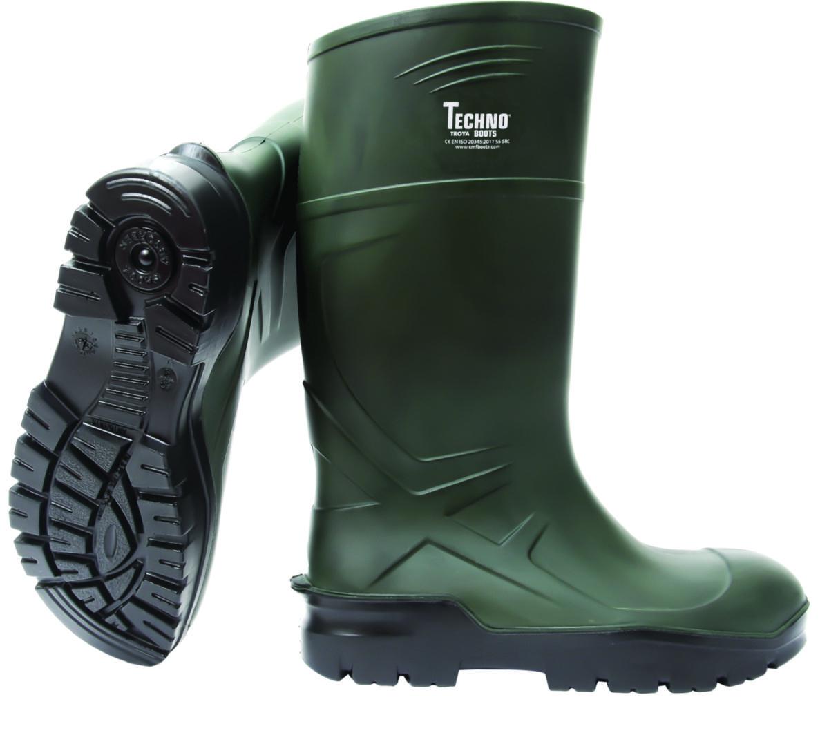 Gummistövel Techno O4 - GUMMISTÖVEL TECHNO O4 GRÖN PU STL. 40