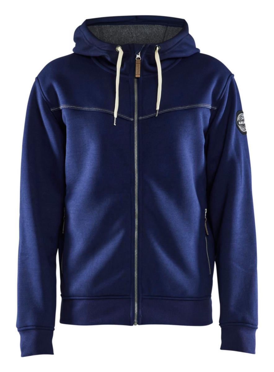 Hoodtröja zip Blåkläder 4933-2514 - HOODTRÖJA BLK 4933-2514 MARIN PILEFODER STL XS