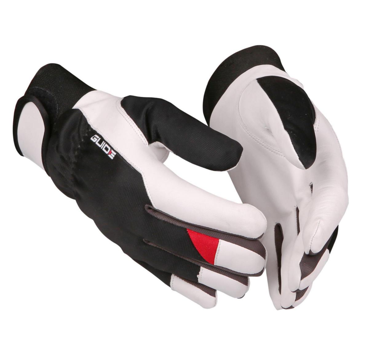 Vinterhandske Guide 5162W - HANDSKE GUIDE 5162W LÄDER FODRAD KARDBORRE STL 10