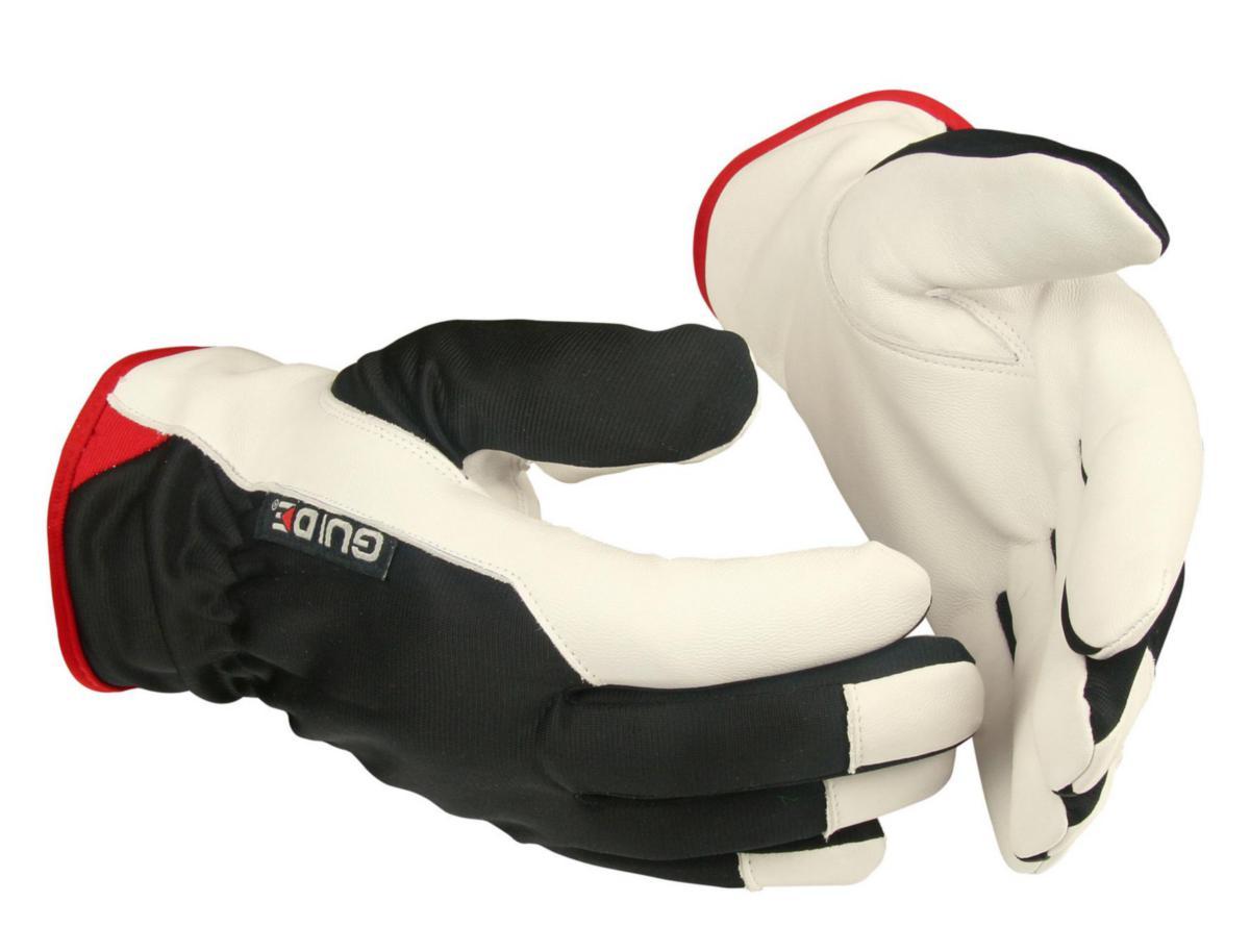 Vinterhandske Guide 5163W - HANDSKE GUIDE 5163W LÄDER FODRAD ÖPPEN KRAGE STL 10