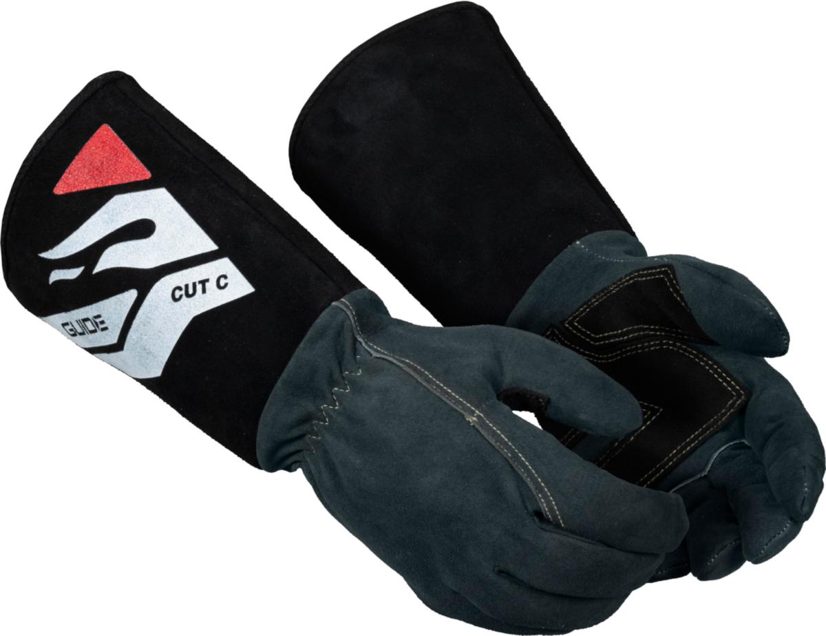 Svetshandske Guide 3571 - HANDSKE GUIDE 3571 LÄDER SKÄRSKYDD C KEVLAR STL 7