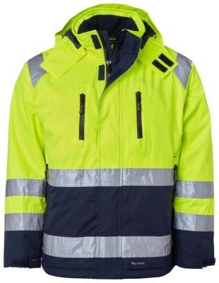 VINTERJACKA TOPSWEDE 122020 GUL/SVART VARSEL KL 3 STL 3XL