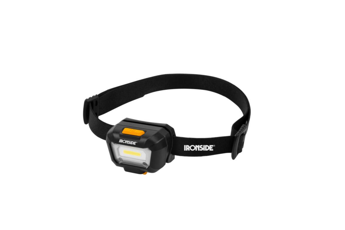 Pannlampa Ironside mini med sensor, uppladdningsbar - PANNLAMPA IRONSIDE SENSOR MINI SVART 200LM 400045