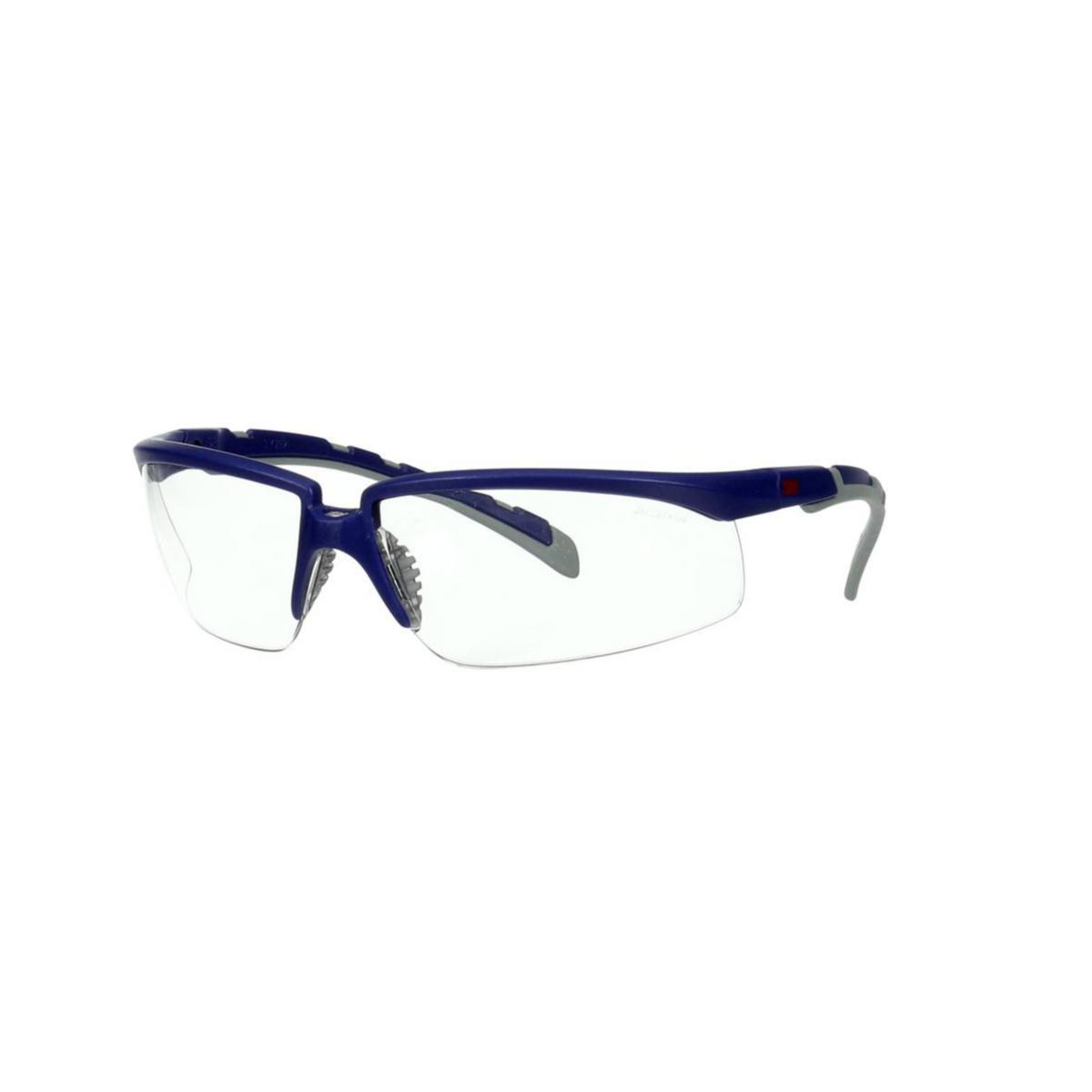 Skyddsglasögon 3M Solus 2000 - SKYDDSGLASÖGON SOLUS 2000 KLAR BLÅ/GRÅ KLAR S2001ASP-BLU-EU