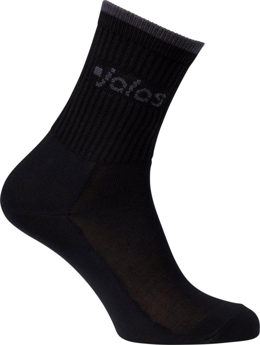 Strumpa Jalas 8208B - STRUMPA JALAS 8208B TENCEL RIBBAT SKAFT SVART STL 42-43