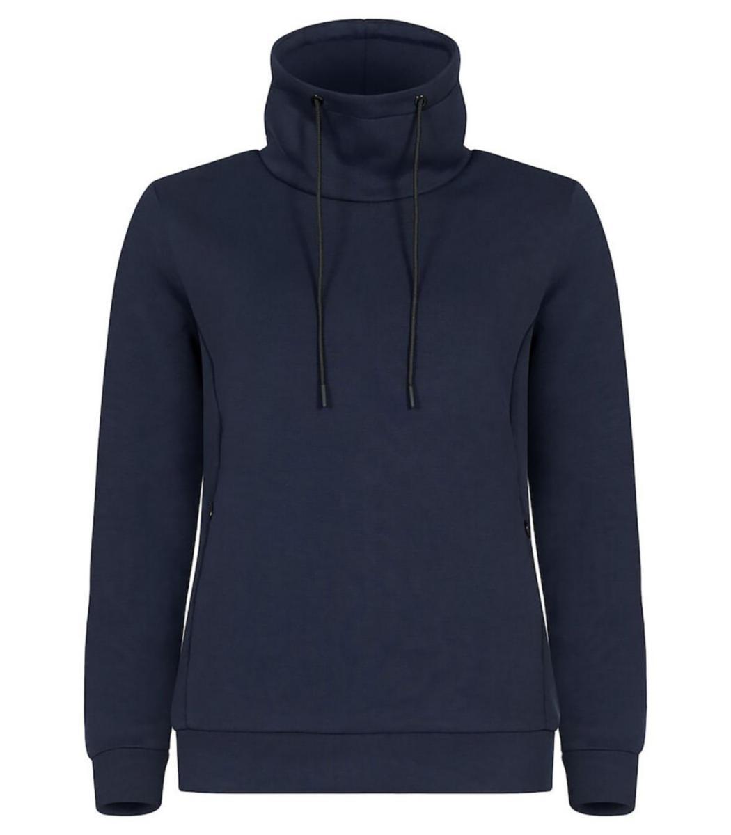 Sweatshirt Clique Hobart 021023 dam - SWEATSHIRT M HÖG KRAGE CLIQUE HOBART DAM MARIN S