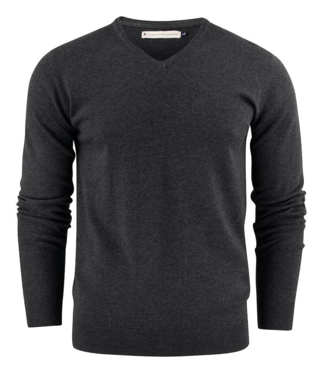 Tröja Harvest Ashland 2112507 - TRÖJA ASHLAND V-NECK ANTRACITGRÅ XL
