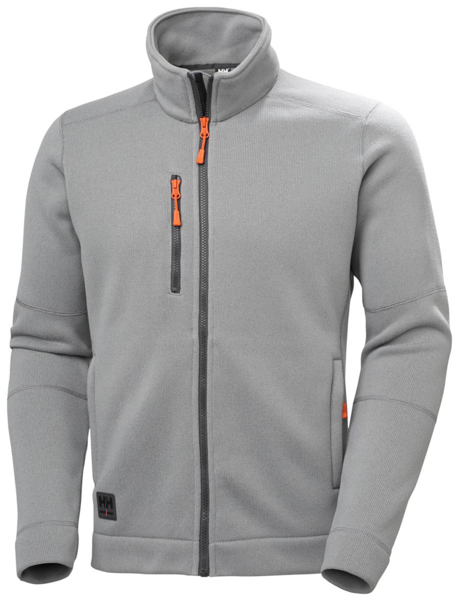 Fleecejacka Helly Hansen Kensington 72250 - FLEECEJACKA HH 72250-930 STICKAD KENSINGTON GRÅ L