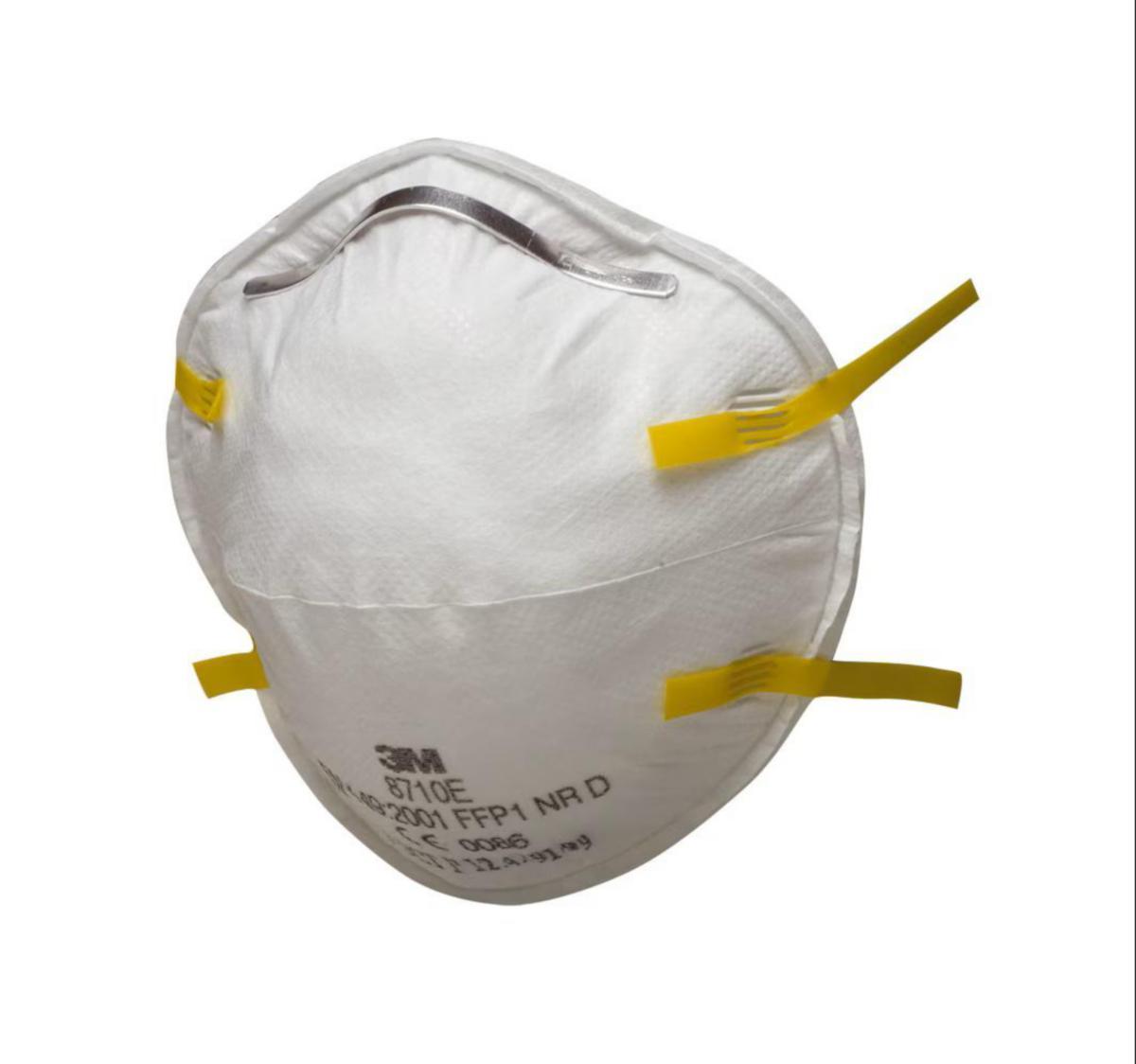 Filtrerande halvmask 3M FFP1 utan ventil 8710E - FILTRERANDE HALVMASK 3M FFP1 UTAN VENTIL 8710E