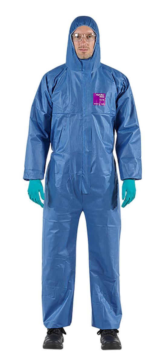 Korttidsoverall AlphaTec 1500-138 STD - KORTTIDSOVERALL ALPHATEC 1500 MOD.138 STD HUVA BLÅ STL M