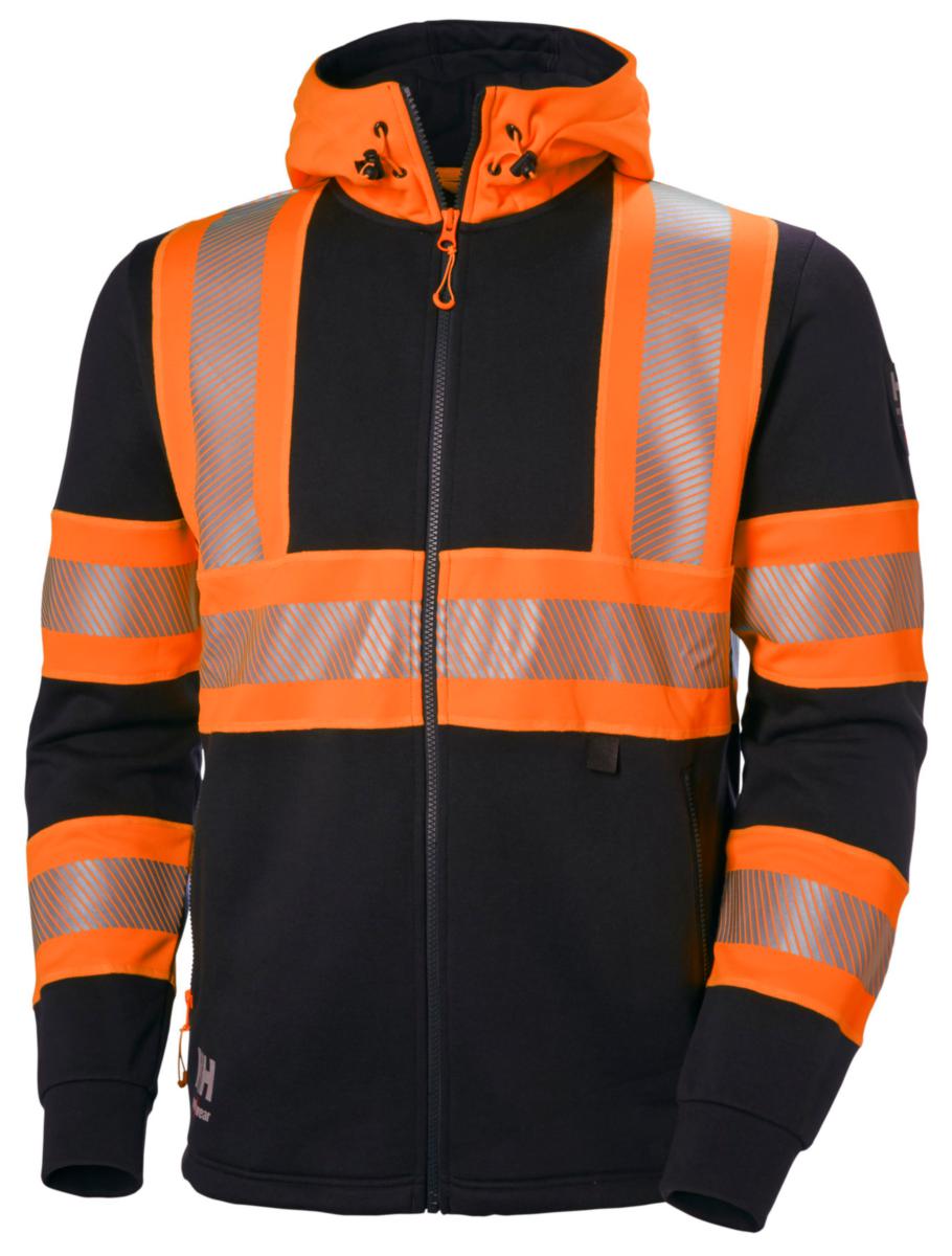 Hoodtröja Helly Hansen 79273 ICU - HUVTRÖJA HH 79273-269 ICU ORANGE VARSEL KL1 STL S