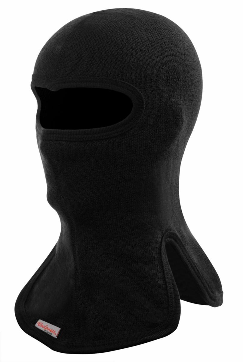 Balaklava Woolpower 9652-200, 9654-400 - BALAKLAVA WOOLPOWER 9654 SVART 400GR EN STORLEK