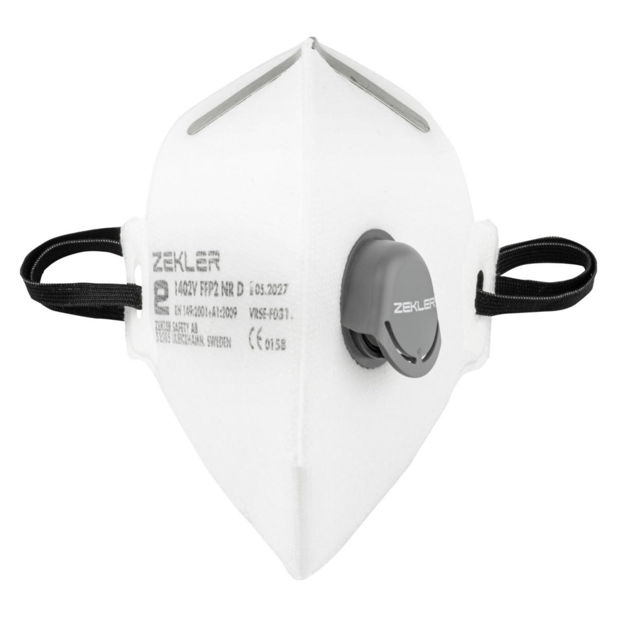 Filtrerande Halvmask Zekler 1402V - FILTRERANDE HALVMASK 1402V ZEKLER FFP2V 15P