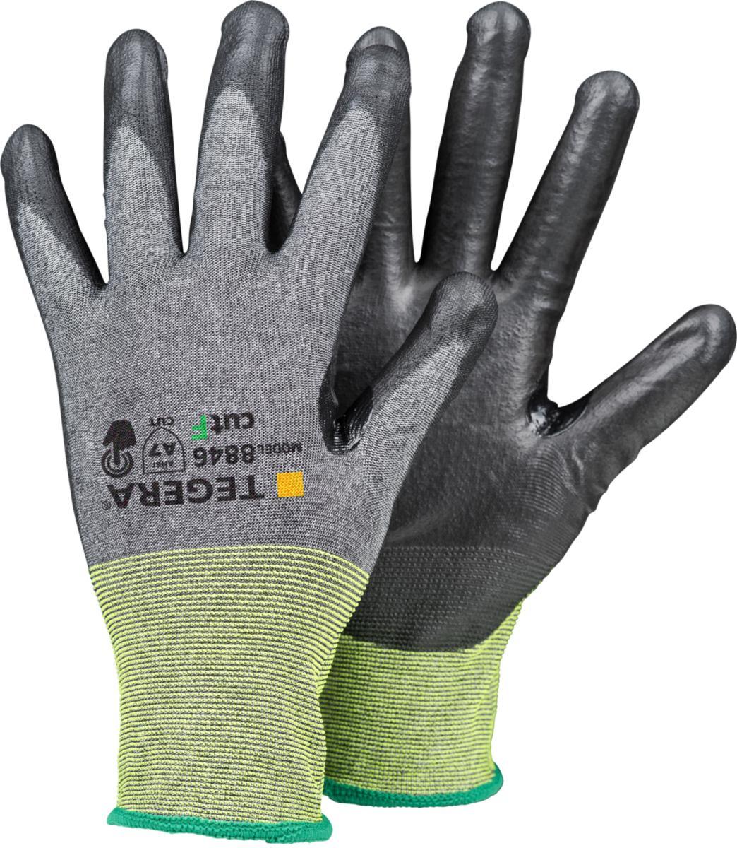 Skärskyddshandske Tegera 8846 - HANDSKE TEGERA 8846 CUT F 21GG PU-DOPPAD TOUCH STL 6