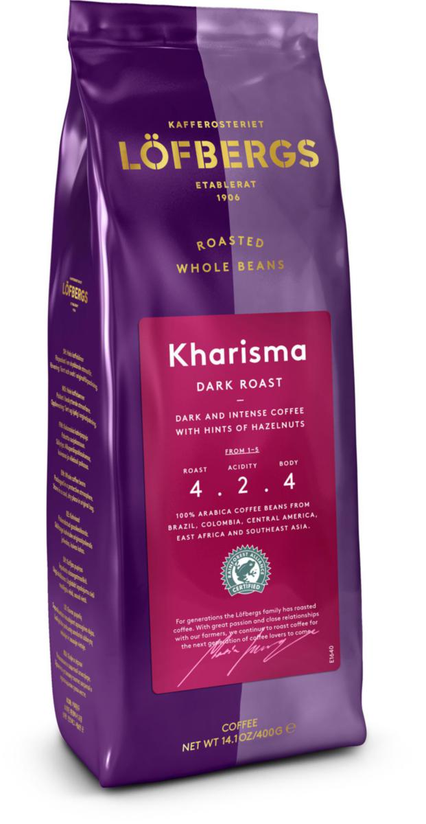 Kaffe Löfbergs hela Bönor - KAFFE LÖFB KHARISMA HELA BÖNOR 400 GR/PÅSE