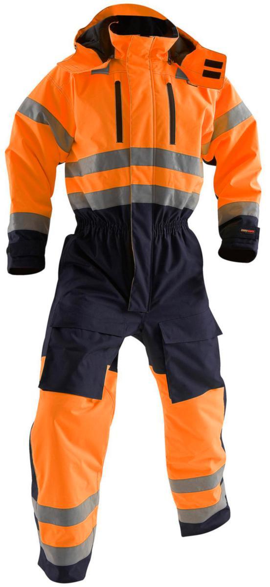 Vinteroverall Blåkläder 6763-1977 - VINTEROVERALL BLK 6763-1977 ORANG/MBLÅ VARSEL KL3 STL C58