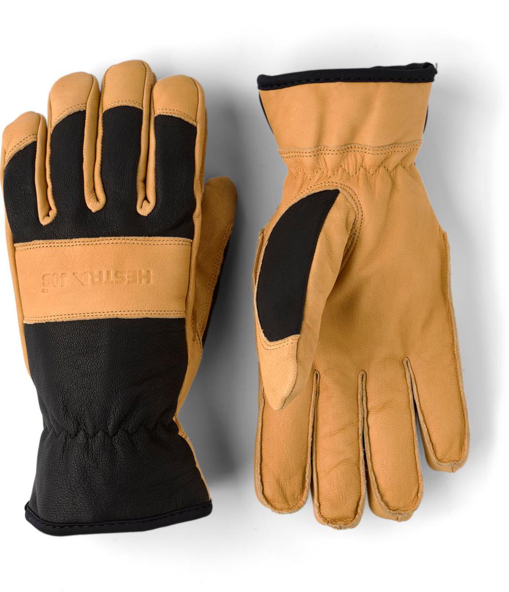 Vinterhandske Hestra 74970 - HANDSKE WINTERPRO HESTRA 74970 BRUN/SV GETSKINN STL 9