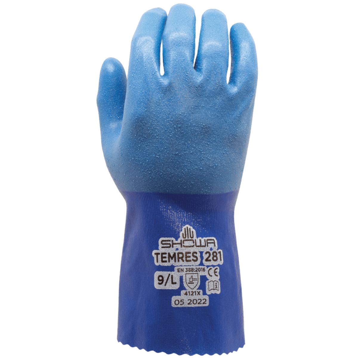 Montagehandske Showa 281 - HANDSKE SHOWA 281 TEMRES MEMBRAN PU STL 7/S