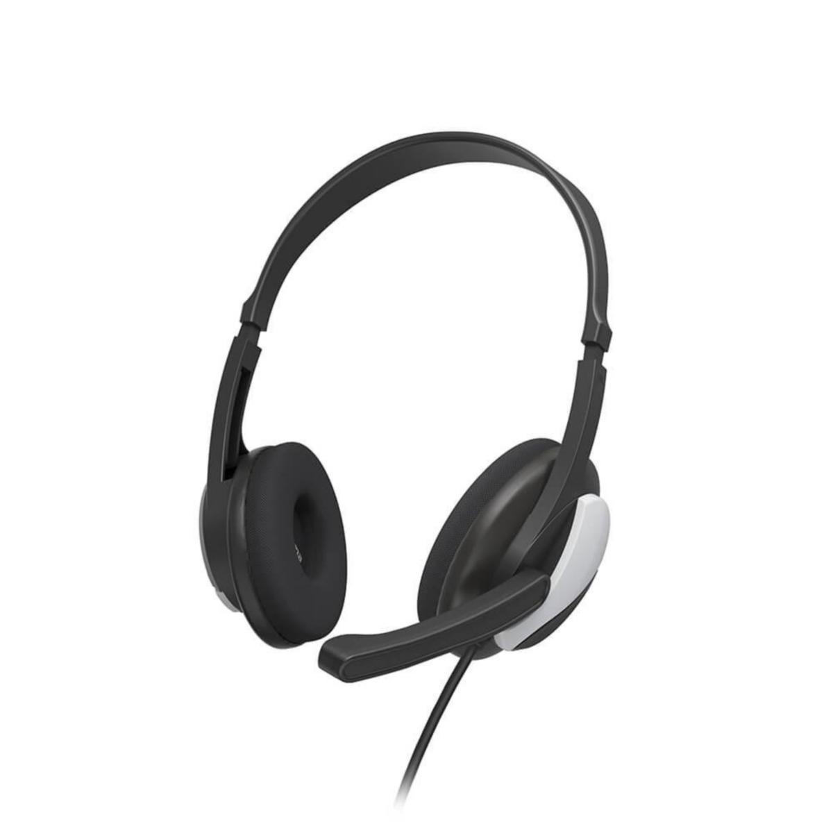 Headset, PC Office - HAMA HEADSET PC OFFICE STEREO ON-EAR HS-P100 V2 SVART